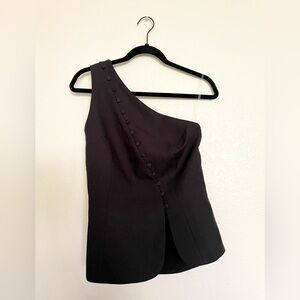 NWT ATELIER ALIZ | Rosina Blouse Top - black 38 M